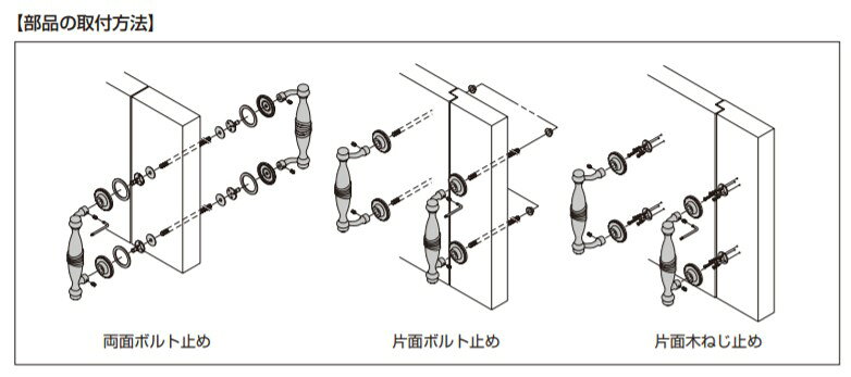 SUGATSUNE スガツネ工業 ドアハンドル 0705型 PORRO イタリアンデザイン 100-015-986 070540L-PB | ドアノブ ハンドル ノブ シンプル おしゃれ 黄銅 真鍮磨き [3]