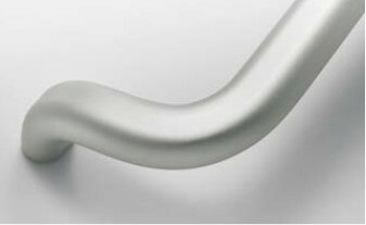 SUGATSUNE スガツネ工業 アルミグリップハンドル AGH-F型 オフセットタイプ PAT 100-036-970 AGH-F300SL | 取手 ハンドル シンプル おしゃれ アルミニウム合金 マットシルバー アルマイト処理 [2]