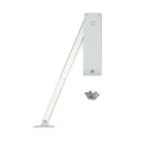 SUGATSUNE スガツネ工業 セルフクローズステー HDS-10S型 2本使い用 左用 ホワイト H 180-026-727 HDS-10S-HL-WT | 建築金物 家具金物 部品 金具 金物 ラプコン セルフクローズステー ダンパー キャッチ付 取付金具 扉金物 扉部品 収納家具 下開き扉