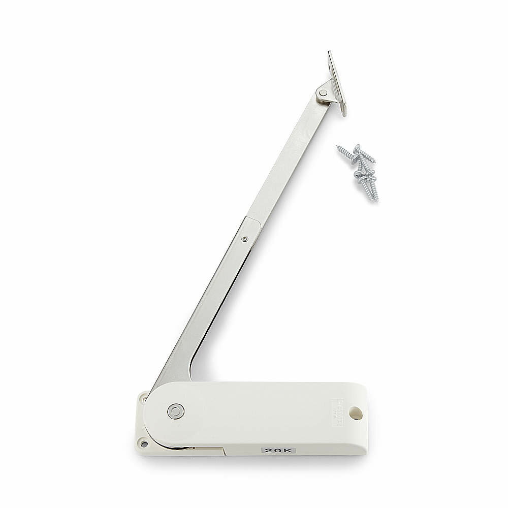 SUGATSUNE スガツネ工業 ソフトダウンステー 重量扉用 HDS-20型 2本使い用 左用 ホワイト H 180-109-24..