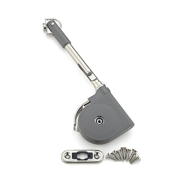 SUGATSUNE スガツネ工業 ソフトダウンステー SDS-201型 本体 グレー 180-100-272 SDS-201-G | 建築金物..