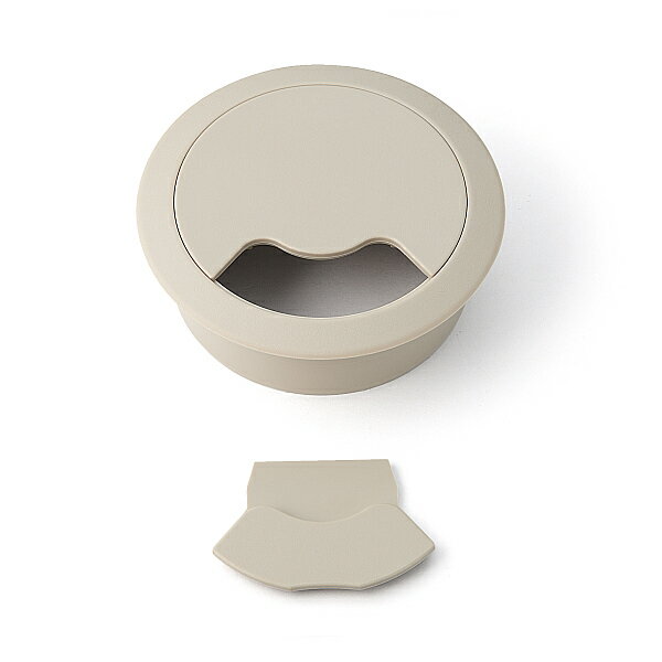 SUGATSUNE スガツネ工業 配線孔キャップ V60型 210-031-858 V60DBE | LAMP 取り付け カバー 配線 コード ケーブル 収納 整理 デスク テーブル パソコンデスク テレビ台 ベッド 天板 オフィス 食器棚 建築 家具