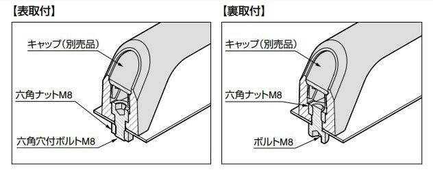 SUGATSUNE スガツネ工業 ハンドル SJH型 用 PAT キャップ 100-036-997 SJHC-160GR | シンプル おしゃれ ポリアミド PA グレー