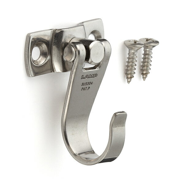 SUGATSUNE スガツネ工業 ステンレス鋼製 フレックス フック UJ型 110-020-001 UJ-040 | 便利 シンプル おしゃれ ステンレス 鋼 SUS304 バレル研磨 フック