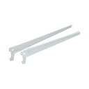 SUGATSUNE スガツネ工業 棚受 10300型 棚柱 10000型 10001型用(木製棚板用) エレメントシステム 120-601-733 10300-...