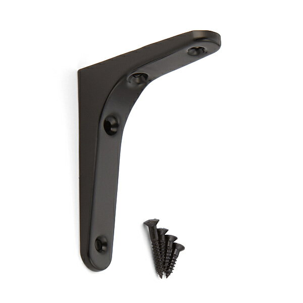 Hooks - SUGATSUNE スガツネ工業 鋼製 棚受 BTK型 用 本体 120-030-172 BTK-85B | シンプル おしゃれ 鋼 SECC ブラック 粉体焼付塗装