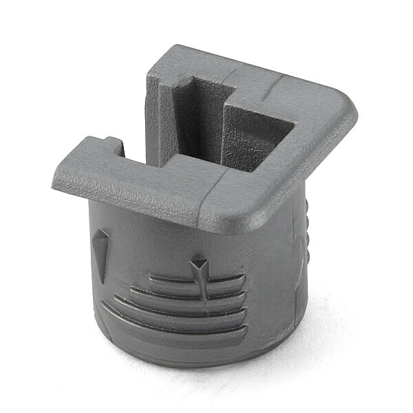 SUGATSUNE スガツネ工業 棚受 IT2574型 簡易固定機能付 カップ 120-014-859 IT2574-86 | シンプル おしゃれ ポリアセタール POM グレー