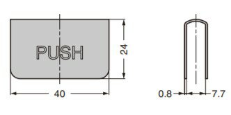 SUGATSUNE スガツネ工業 プッシュ座 K-130型 ブラック 140-014-047 K-130B | DIY L...