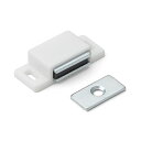 SUGATSUNE スガツネ工業 マグネット キャッチ MC0097型 ホワイト 140-050-329 MC0097W-1 | DIY LAMP ランプ 金物...