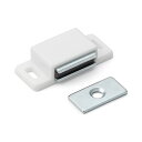SUGATSUNE スガツネ工業 マグネット キャッチ MC0097型 ホワイト 140-050-331 MC0097W | DIY LAMP ランプ 金物 金...