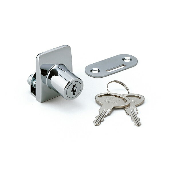 SUGATSUNE スガツネ工業 シリンダー ガラス錠 14-09-520型 用 ショーケース用ガラス金物シリーズ 本体 150-001-254 14-09-520-D | DIY LAMP ランプ 金物 金具 ツール パーツ 錠 鍵 カギ セキュリティ部品 ロック 防犯 シリンダー錠 ガラス扉 ショーケース シンプル