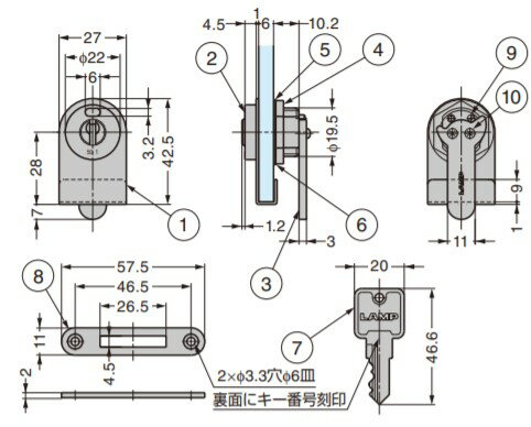 SUGATSUNE �����ĥ͹��� �������� ���饹ɽ���� 2200GL�� �ȡ�������å�2200���꡼�� �������դʤپ��ͤ�M2.5��8 150-001-396 2200GL-D | DIY LAMP ���� ��ʪ ��� �ġ��� ���� �ѡ��� �� �� ���� �������ƥ����� ���å� ���� ���饹�� ���������� ɽ���� ����ץ�
