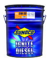 SUNOCO スノコ ディーゼルエンジンオイル IGNITE DIESEL イグナイト ディーゼル 5W-30 DH-2F DL-0 20L缶 | 5W30 DH2F DL0 20L 20リットル ペール缶 オイル 交換 人気 オイル缶 油 エンジン油 車検 車 オイル交換 ポイント消化