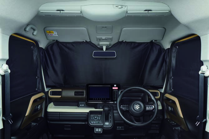 SUZUKI スズキ 純正 フロントプライバシーシェード BB7A 9914D-53U20 | SPACIA スペーシア 車用品 カー..