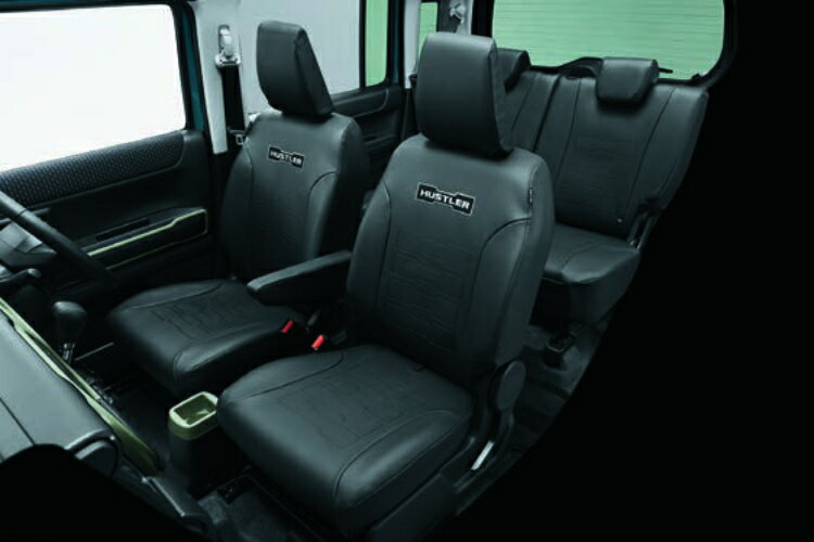 SUZUKI スズキ 純正 革調シートカバー BB2A 99181-59S20 | HUSTLER ハスラー 車用品 カー用品 自動車 部品 パーツ アクセサリー 内装 カスタム ドレスアップ おしゃれ グレードアップ 車 DIY 取り付け 装飾 飾り アクセント カバー シート 汚れ防止 保護