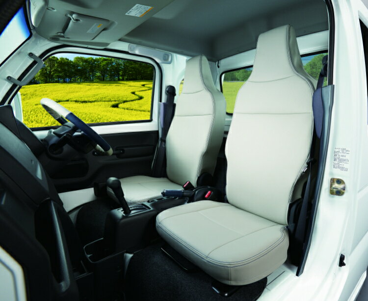SUZUKI スズキ 純正 革調シートカバー アイボリー BB9K 99181-82M20 | CARRY キャリー 車用品 カー用品 自動車 部品 パーツ アクセサリー 内装 カスタム ドレスアップ おしゃれ グレードアップ 車 DIY 取り付け 装飾 飾り アクセント カバー シート 汚れ防止 保護