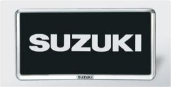 【条件付き送料無料】 SUZUKI スズキ 純正 SWIFT スイフト ナンバープレートリム 樹脂クロームメッキ 2016.12〜仕様変更 9911D-63R00-0PG ナンバーフレーム ナンバープレートリム 車 ナンバー 枠 おしゃれ かっこいい アクセサリー パーツ