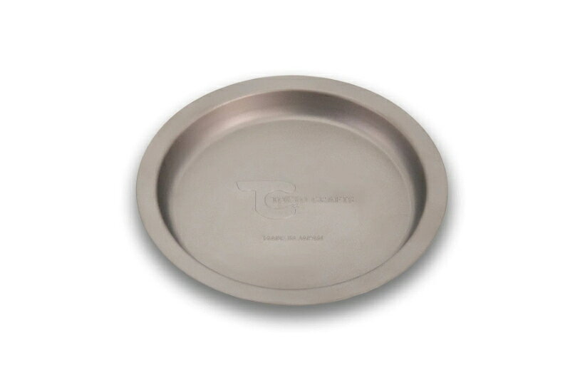 TOKYO CRAFT チタンシェラプレートTITANIUM SIERRAPLATE TC-048 | アウトドア キャンプ 食器 皿 お皿 器 取皿 軽量 チタン製 チタン素材 スタッキング 積み重ね アウトドア用食器 シェラカップ用蓋 コンパクト アウトドア用品 キャンプ用品