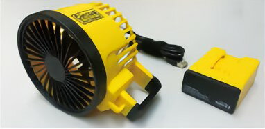 TRI MINI BLOWER Circus YELLOW SLW201 | ミニ扇風機 小型 ハンディファン デスクファン ハンズフリー モバイルバッテリー 充電不要 手持ち 卓上 携帯扇風機 ポータブル扇風機 ミニブローワー 夏 登山 山登り キャンプ BBQ フィッシング リュック 2WAY 熱中症対策 屋外