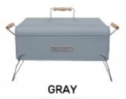 TRI BBQ STOVE 2〜4人用 Alta XB GRAY SLW310 | バーベキューコンロ 取っ手付きストーブ 卓上 焚き火台 炭焼き 網焼き オリーブ グリル 小型 ミニサイズ サブコンロ お手入れ簡単 BBQ キャンプ アウトドア レジャー 釣り 屋外 おうちキャンプ ベランピング キャンプ用品 2