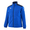 umbro アンブロ 中綿 ウーブンジャケット ブルー S UAA4120 BLU | スポーツ スポーツ用品 運動 服 衣類 ウエア アウター ジャケット 防寒 防風 はっ水 ストレッチ 保温 機能性 素材 ブランド シンプル 快適 人気 おすすめ サッカー フットサル S 青 ブルー(4)