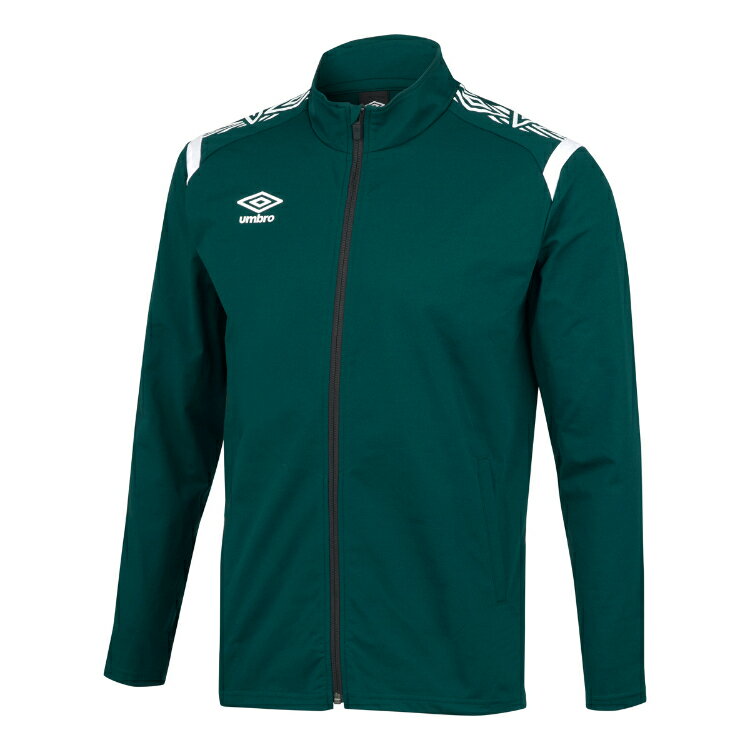 umbro アンブロ ジュニア ウォームアップジャケット Dグリーン 150 UAS2350J DGRN | スポーツ スポーツ用品 運動 服 衣類 ウエア アウター ジャージ 防寒 防風 吸汗 ストレッチ 軽量 機能性 ブランド 快適 素材 おすすめ サッカー フットサル ジュニア キッズ 150 グリーン