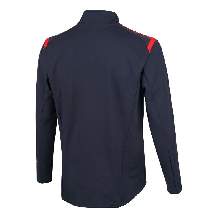 umbro アンブロ ジュニア ウォームアップジャケット ネイビーxレッド 160 UAS2350J...