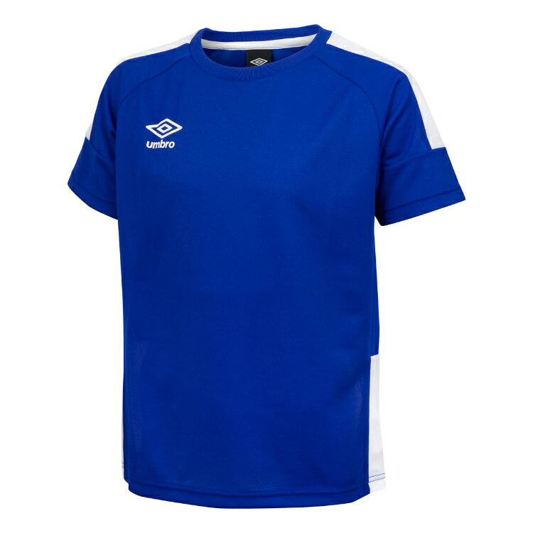 umbro アンブロ ゲームシャツ 切替 ブルー M UAS6302 BLU | スポーツ スポーツ用品 運動 服 衣類 ウエア トップス 半袖 吸汗速乾機能 UVカット 日焼け対策 機能性 ブランド デザイン シンプル 快適 素材 人気 おすすめ サッカー フットサル M ブルー