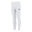umbro アンブロ ストレッチインナ-ロングパンツ ホワイト M-L UAS9312P WHT | スポーツ スポーツ用品 運動 服 衣類 ウエア ボトムス スパッツ インナー 吸汗速乾機能 機能性 ストレッチ 伸縮 ブランド シンプル デザイン 着心地 素材 サッカー フットサル M L ホワイト