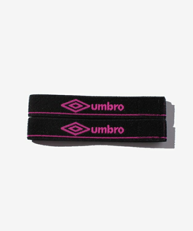 umbro アンブロ ストッキングベルト ブラックxピンク F UJS7000 BPK スポーツ スポーツ用品 運動 小物 雑貨 グッズ ツール ソックスバンド ベルト 靴下 くつ下 固定 ずれ防止 ブランド 素材 おすすめ 便利 人気 サッカー フットサル フリーサイズ ブラック ピンク