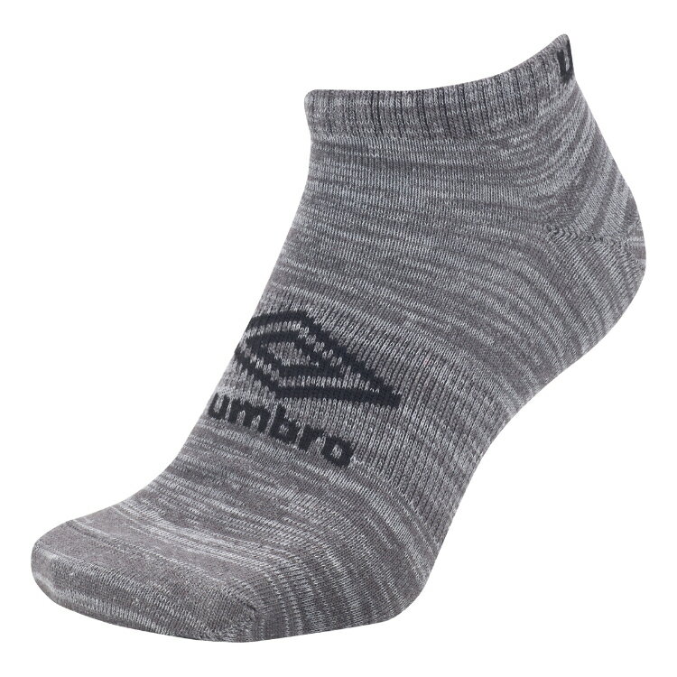 umbro アンブロ 3足組アンクルソックス 杢グレーx杢ピンクx杢グリーン 25-27 UUAVJB04 MGPG | スポーツ スポーツ用品 運動 ウエア 小物 靴下 くつ下 ソックス セット アンクル丈 シンプル サッカー フットサル ブランド 25 25.5 26 26.5 27 グレー ピンク グリーン