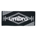 umbro アンブロ スポーツタオル ブラックxホワイト F UUAVJE05 BKWH | スポーツ スポーツ用品 運動 ウエア 小物 雑貨 生活雑貨 タオル 機能性 今治 日本製 綿 フェイスタオル サッカー フットサル 素材 おすすめ 万能 ブランド フリーサイズ ブラック ホワイト