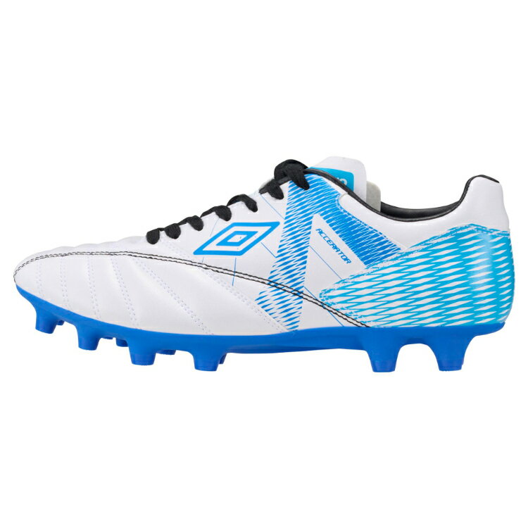 umbro アンブロ アクセレイター HG ホワイトxブルー 24.5 UF5SFCB5M WHBL | スポーツ サッカーフットボール スパイク シューズ サッカーシューズ サッカースパイク 靴 キッズ 子供 メンズ レディース ユニセックス トレーニング 部活