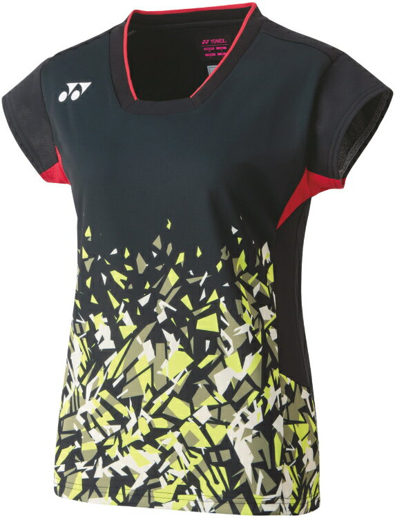 YONEX ヨネックス ウィメンズゲームシャツ フィットシャツ BK サイズ S 20716 7 | スポーツ用品 運動 スポーツ 衣類 バドミントン トップス Tシャツ 素材 S ウィメンズ ブラック 着心地 快適 球技 YONEX 使いやすい 定番 プレゼント おしゃれ メーカー ブランド