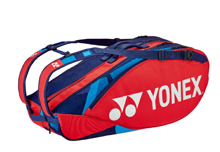 YONEX ヨネックス ラケットバッグ6 SCLT BAG2202R 651 | スポーツ用品 運動 スポーツ ツール グッズ バッグ ラケットバッグ ケース 持ち運び カバン サイズ 素材 球技 YONEX 使いやすい 定番 プレゼント おしゃれ メーカー ブランド