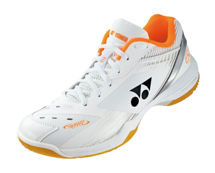 YONEX ヨネックス パワークッション65Zワイド W/OR サイズ 22.5 SHB65Z3W 386 | スポーツ用品 運動 スポーツ ホワイト グッズ バドミントン シューズ 靴 クッション性 22.5 素材 球技 YONEX ヨネックス 使いやすい 定番 プレゼント おしゃれ メーカー ブランド