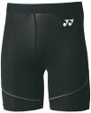 YONEX ヨネックス ユニハーフスパッツ BK サイズ S STB-F2003 7 | スポーツブランド インナー ウェア メンズ レディース ユニ ハーフスパッツ UVカット・吸汗速乾 ストレッチ 段階着圧 ブラック S 快適 ポケット 人気 日本