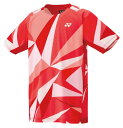 YONEX ヨネックス ユニゲームシャツ タンゴレッド XO 10623 587 | スポーツ スポーツウェア 競技 テニス 軟式 硬式 バトミントン ウェア ...