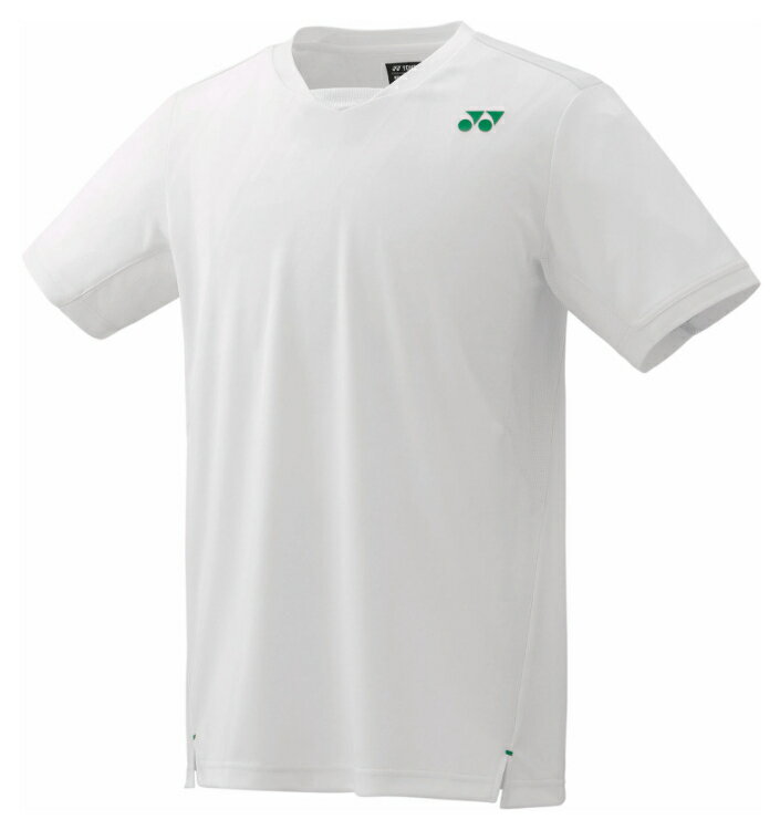 YONEX ヨネックス ユニゲームシャツ ホワイト XO 10625Y 11 | スポーツ スポーツウェア 競技 テニス 軟式 硬式 バトミントン ウェア シャツ メンズ UVカット 吸汗 速乾 ストレッチ ゲームウェア ユニフォーム ユニセックス 男女兼用