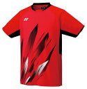 YONEX ヨネックス メンズゲームシャツ フィットスタイル サンセットレッド SS 10668 496 | スポーツ スポーツウェア 競技 テニス 軟式 硬式...