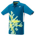 YONEX ヨネックス ジュニアゲームシャツ ティールブルー J140 10674J 817 | スポーツ スポーツウェア 競技 テニス 軟式 硬式 バトミント...