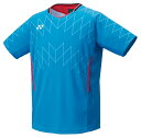 YONEX ヨネックス ジュニアゲームシャツ セルリアンブルー J130 10698J 449 | スポーツ スポーツウェア 競技 テニス 軟式 硬式 バトミン...