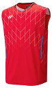 YONEX ヨネックス メンズゲームシャツ ノースリーブ ジャパンレッド M 10699 364 | スポーツ スポーツウェア 競技 テニス 軟式 硬式 バトミ...