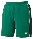 YONEX ヨネックス ユニニットハーフパンツ ダークグリーン O 15199 31 | スポーツ スポーツウェア 競技 テニス 軟式 硬式 バトミントン ウェア ハーフパンツ UVカット 吸汗 速乾 クール 制電 ストレッチ ゲームウェア ユニフォーム ユニセックス 男女兼用