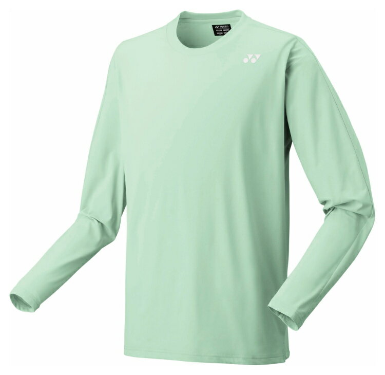 YONEX ヨネックス ユニロングスリーブTシャツ ペパーミント XO 16760 190 | スポーツ スポーツウェア 競技 テニス 軟式 硬式 バトミントン ウェア シャツ 長袖 UVカット 吸汗 速乾 クール 制電 ストレッチ ゲームウェア ユニフォーム ユニセックス 男性