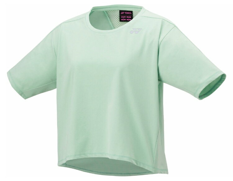YONEX ヨネックス ウィメンズドライTシャツ ペパーミント XO 16766Y 190 | スポーツ スポーツウェア 競技 テニス 軟式 硬式 バトミントン ウェア シャツ 半袖 UVカット 吸汗 速乾 クール 制電 ストレッチ ゲームウェア ユニフォーム レディース 女性