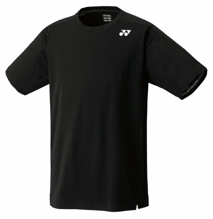 YONEX ヨネックス ユニTシャツ ブラック S 16784Y 7 | スポーツ スポーツウェア 競技 テニス 軟式 硬式 バトミントン ウェア シャツ 半袖 UVカット 吸汗 速乾 クール 制電 ストレッチ ゲームウェア ユニフォーム ユニセックス 男女兼用