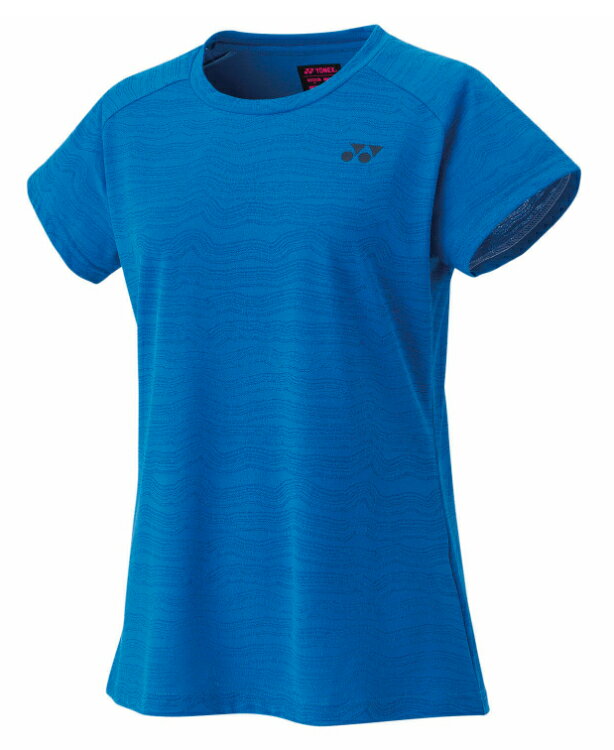 YONEX ヨネックス ウィメンズTシャツ ブルー L 16788Y 2 | スポーツ スポーツウェア 競技 テニス 軟式 硬式 バトミントン ウェア シャツ 半袖 UVカット 吸汗 速乾 クール 制電 ストレッチ ゲームウェア ユニフォーム レディース 女性