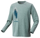 YONEX ヨネックス ユニロングスリーブTシャツ オリーブ M 16805 149 | スポーツ スポーツウェア 競技 テニス 軟式 硬式 バトミントン ウェ...