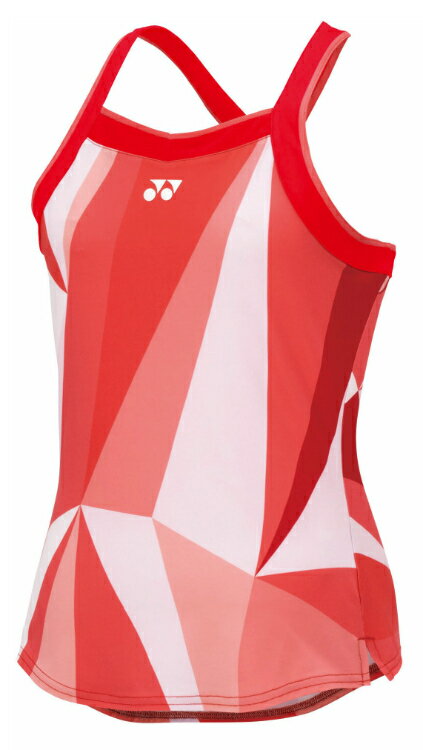 YONEX ヨネックス ウィメンズフィットタンクトップ タンゴレッド O 20827Y 587 | スポーツ スポーツウェア 競技 テニス 軟式 硬式 バトミントン ウェア シャツ ノースリーブ UVカット 吸汗 速乾 クール 制電 ストレッチ ゲームウェア ユニフォーム レディース 女性